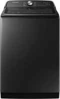 Samsung - 7.4 Cu. Ft. Smart Gas Dryer with Steam Sanitize+, Sensor Dry, Wi-Fi & Reversible Door - Brushed Black - DVG55CG7100V
