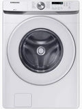 Samsung - 4.5 Cu. Ft. High-Efficiency Smart Front Load Washer with Vibration Reduction Technology+ - White - WF45T6000AW