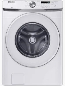 Samsung - 4.5 Cu. Ft. High-Efficiency Smart Front Load Washer with Vibration Reduction Technology+ - White - WF45T6000AW