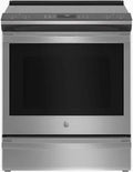 GE Profile - 5.3 Cu. Ft. Slide-In Electric Induction Range with True Convection, No Preheat Air Fry & Wi-Fi - Stainless Steel - PHS93XYPFS