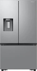 Samsung - 36 in. Wide 31 Cu. Ft. Mega Capacity 3-Door French Door Refrigerator with External Water & Ice Dispenser - Fingerprint-Resistant Stainless Steel - RF32CG5B10SR