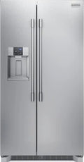 Frigidaire Professional - 36 in. 22.3 Cu. Ft. Counter-Depth Side-by-Side Refrigerator with CrispSeal Plus, EvenTemp Cooling & External Ice/Water Dispenser - Smudge-Proof Stainless Steel - PRSC2222AFB