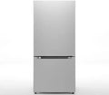 Midea - 18.7 Cu. Ft. Garage-Ready Bottom-Freezer Refrigerator with Frost-Free Cooling, Reversible Door & LED Lighting - Stainless Steel - MRB19B7AST